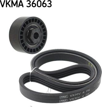 SKF VKMA 36063 - Поликлиновый ременный комплект abcparts.ee
