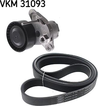 SKF VKMA 31093 - Поликлиновый ременный комплект abcparts.ee