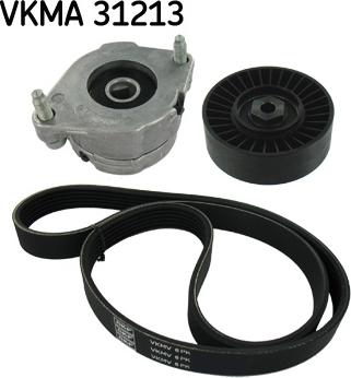 SKF VKMA 31213 - Поликлиновый ременный комплект abcparts.ee