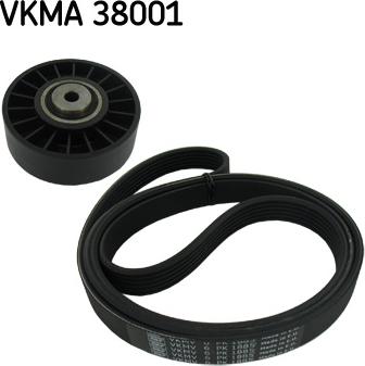 SKF VKMA 38001 - Soonrihmakomplekt abcparts.ee
