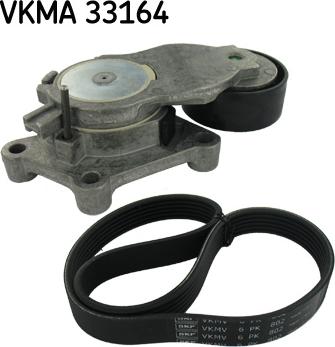 SKF VKMA 33164 - Поликлиновый ременный комплект abcparts.ee