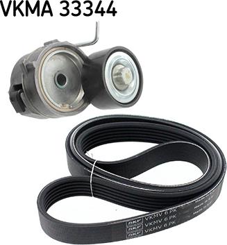 SKF VKMA 33344 - Поликлиновый ременный комплект abcparts.ee