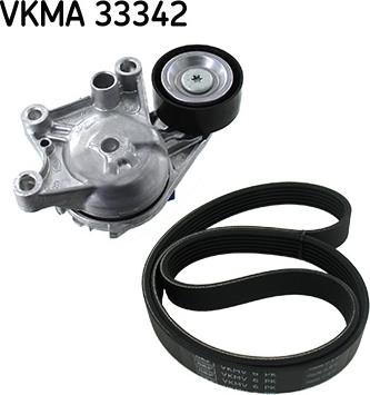 SKF VKMA 33342 - Поликлиновый ременный комплект abcparts.ee