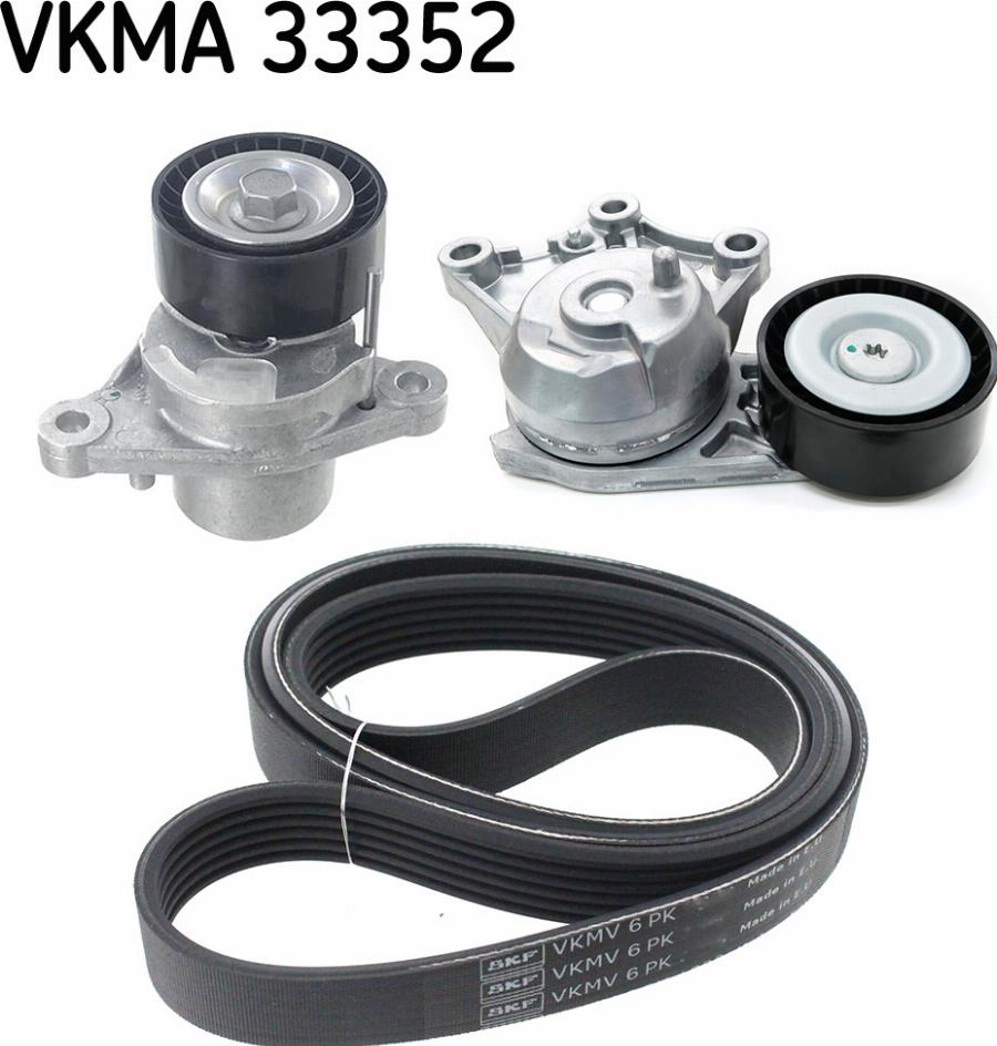SKF VKMA 33352 - Поликлиновый ременный комплект abcparts.ee