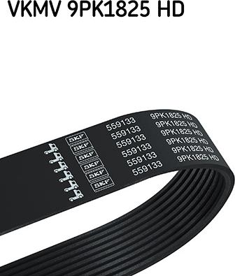 SKF VKMV 9PK1825 HD - Поликлиновой ремень abcparts.ee