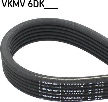 SKF VKMV 6DK1841 - Поликлиновой ремень abcparts.ee