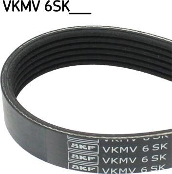 SKF VKMV 6SK799 - Поликлиновой ремень abcparts.ee
