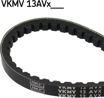 SKF VKMV 13AVx1370 - Клиновой ремень, поперечные рёбра abcparts.ee