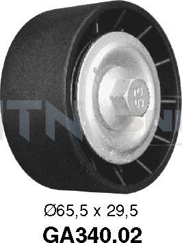 SNR GA340.02 - Ролик, поликлиновый ремень abcparts.ee