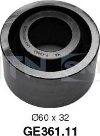 SNR GE361.11 - Направляющий ролик, зубчатый ремень ГРМ abcparts.ee
