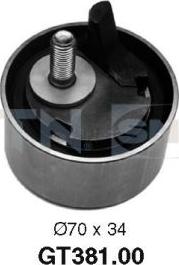 SNR GT381.00 - Натяжной ролик, зубчатый ремень ГРМ abcparts.ee
