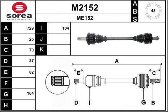 SNRA M2152 - Veovõll abcparts.ee