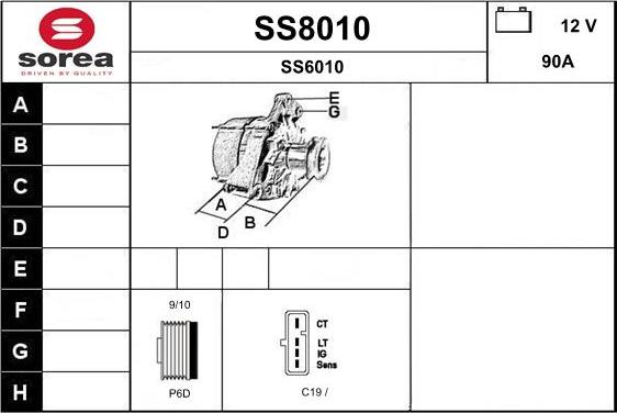SNRA SS8010 - Генератор abcparts.ee
