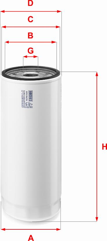 Sofima S 9030 R - Масляный фильтр abcparts.ee