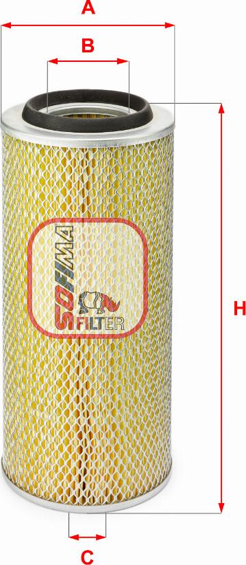 ACDelco 01EFA148 - Воздушный фильтр двигателя abcparts.ee