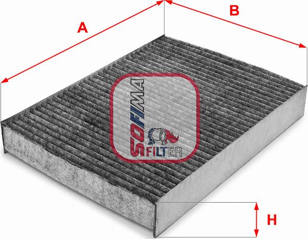 Sofima S 4234 CA - Фильтр воздуха в салоне abcparts.ee