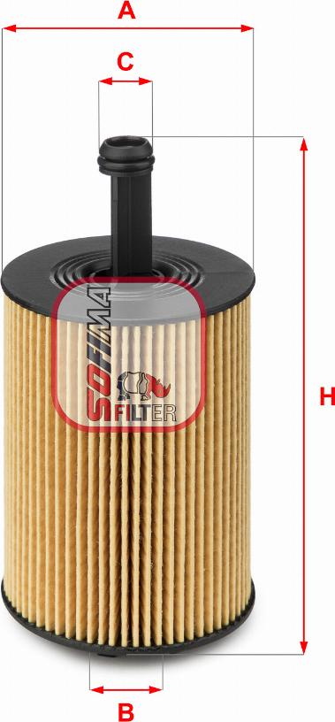 Sofima S 5023 PE - Масляный фильтр abcparts.ee