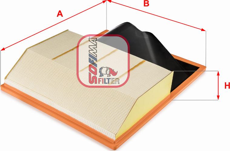 Sofima S 6303 A - Воздушный фильтр двигателя abcparts.ee