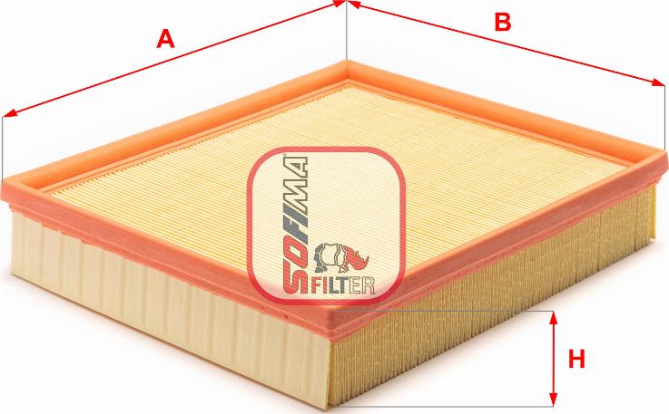 Sofima S 8560 A - Воздушный фильтр двигателя abcparts.ee