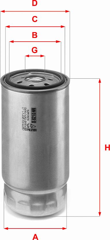 Sofima S 8210 NR - Топливный фильтр abcparts.ee