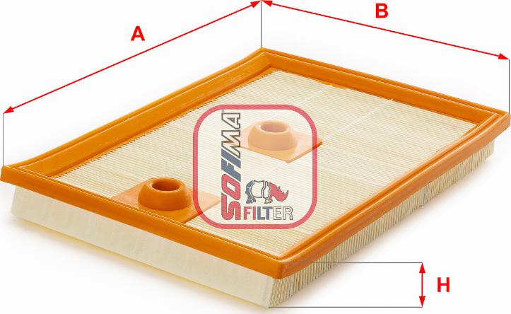 Sofima S 3549 A - Воздушный фильтр двигателя abcparts.ee