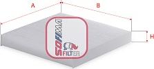 Sofima S 3501 C - Фильтр воздуха в салоне abcparts.ee