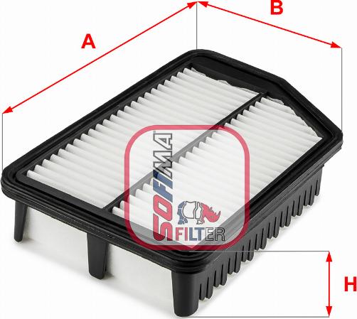 Sofima S 3635 A - Воздушный фильтр двигателя abcparts.ee