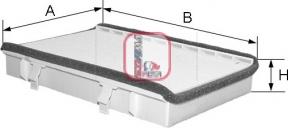 Sofima S 3071 C - Фильтр воздуха в салоне abcparts.ee