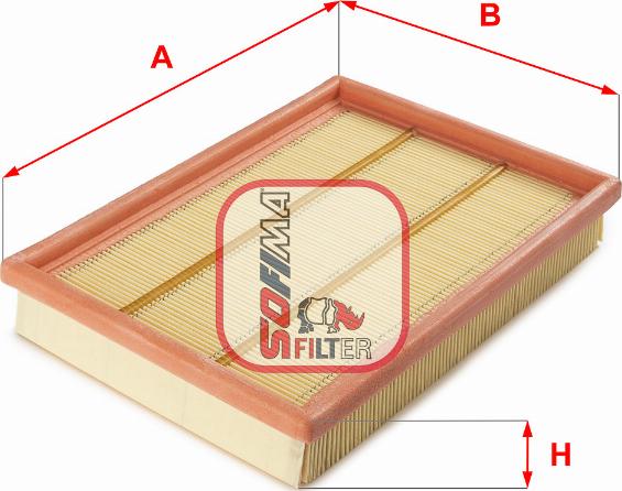Sofima S 3062 A - Воздушный фильтр двигателя abcparts.ee
