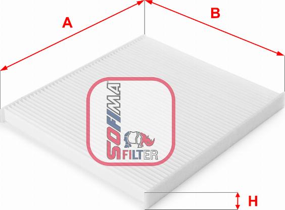 Sofima S 3112 C - Фильтр воздуха в салоне abcparts.ee