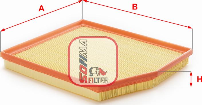 Sofima S 3778 A - Воздушный фильтр двигателя abcparts.ee