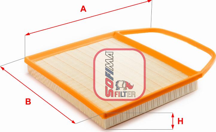 Sofima S 3A44 A - Воздушный фильтр двигателя abcparts.ee