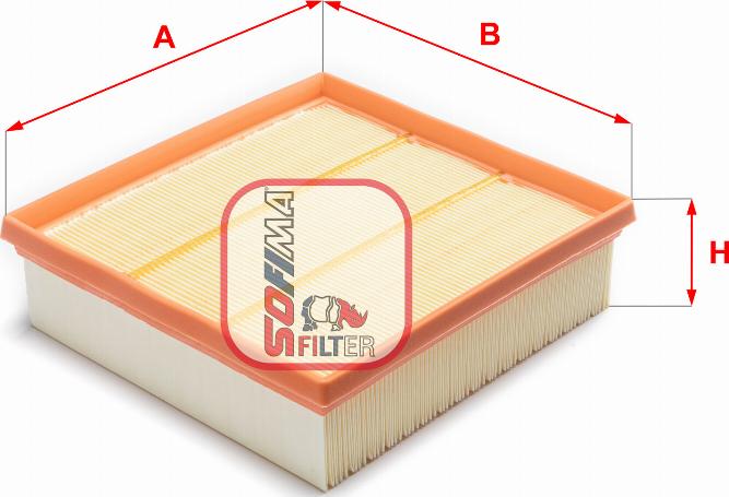 Sofima S 3A58 A - Воздушный фильтр двигателя abcparts.ee