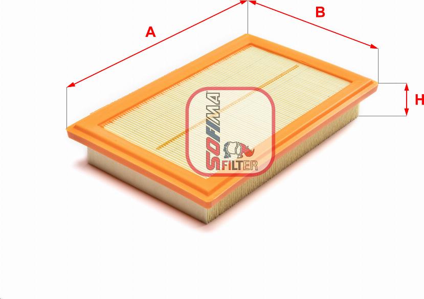 Sofima S 3A61 A - Воздушный фильтр двигателя abcparts.ee