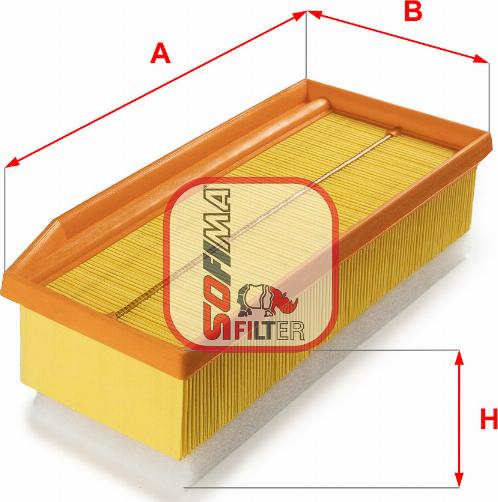 Sofima S 3A16 A - Воздушный фильтр двигателя abcparts.ee
