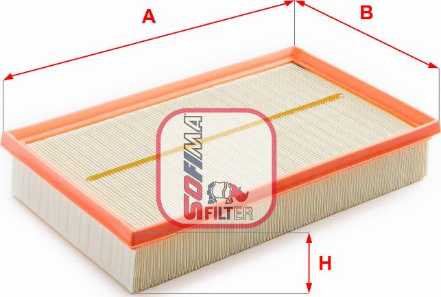 Sofima S 3A45 A - Воздушный фильтр двигателя abcparts.ee