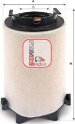 Sofima S 2512 A - Воздушный фильтр двигателя abcparts.ee