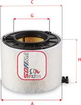 Sofima S 7G31 A - Воздушный фильтр двигателя abcparts.ee