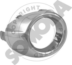 Somora 092726LA - Рама, противотуманная фара abcparts.ee