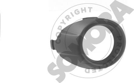 Somora 092726L - Рама, противотуманная фара abcparts.ee