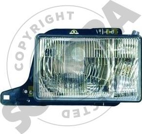 Somora 140116 - Основная фара abcparts.ee