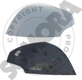 Somora 242456CM - Покрытие, корпус, внешнее зеркало abcparts.ee