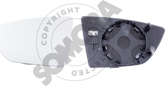 Somora 281456G - Зеркальное стекло, наружное зеркало abcparts.ee