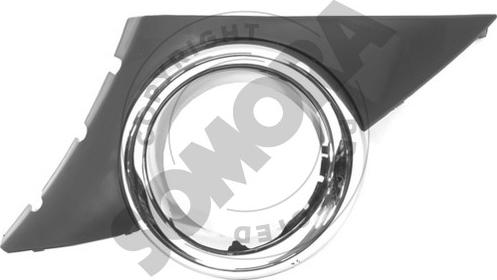 Somora 221526AL - Рама, противотуманная фара abcparts.ee