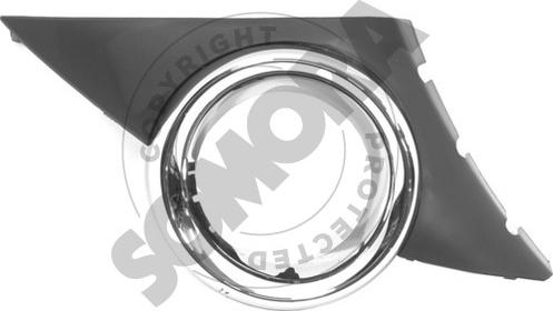 Somora 221526AR - Рама, противотуманная фара abcparts.ee