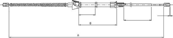 SONOVA CM15900 - Тросик, cтояночный тормоз abcparts.ee