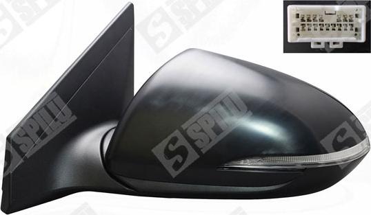 Spilu 59165 - Наружное зеркало abcparts.ee