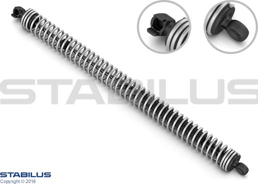 STABILUS 773666 - Газовая пружина, упор abcparts.ee