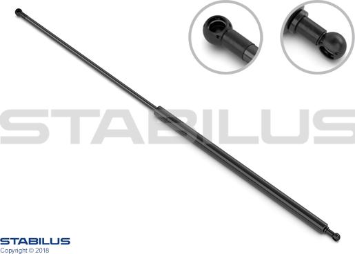 STABILUS 8345BY - Газовая пружина, упор abcparts.ee
