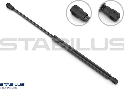 STABILUS 459851 - Газовая пружина, крыша abcparts.ee